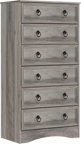 Farmhouse drawer gray wood - 6,
