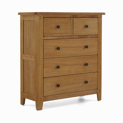Oak over chest drawers - 3,