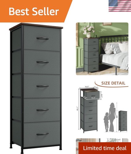 Compact drawer tall - 5-drawer, dresser