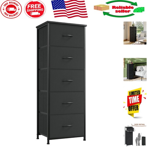 Compact black drawer storage - compact,